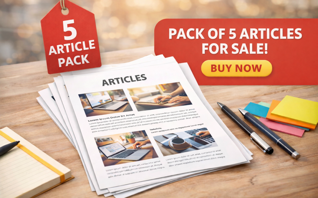 5-Pack of Articles