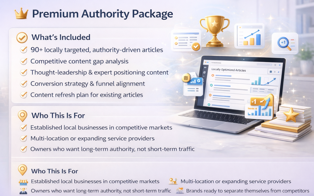 Local Market Domination Package One