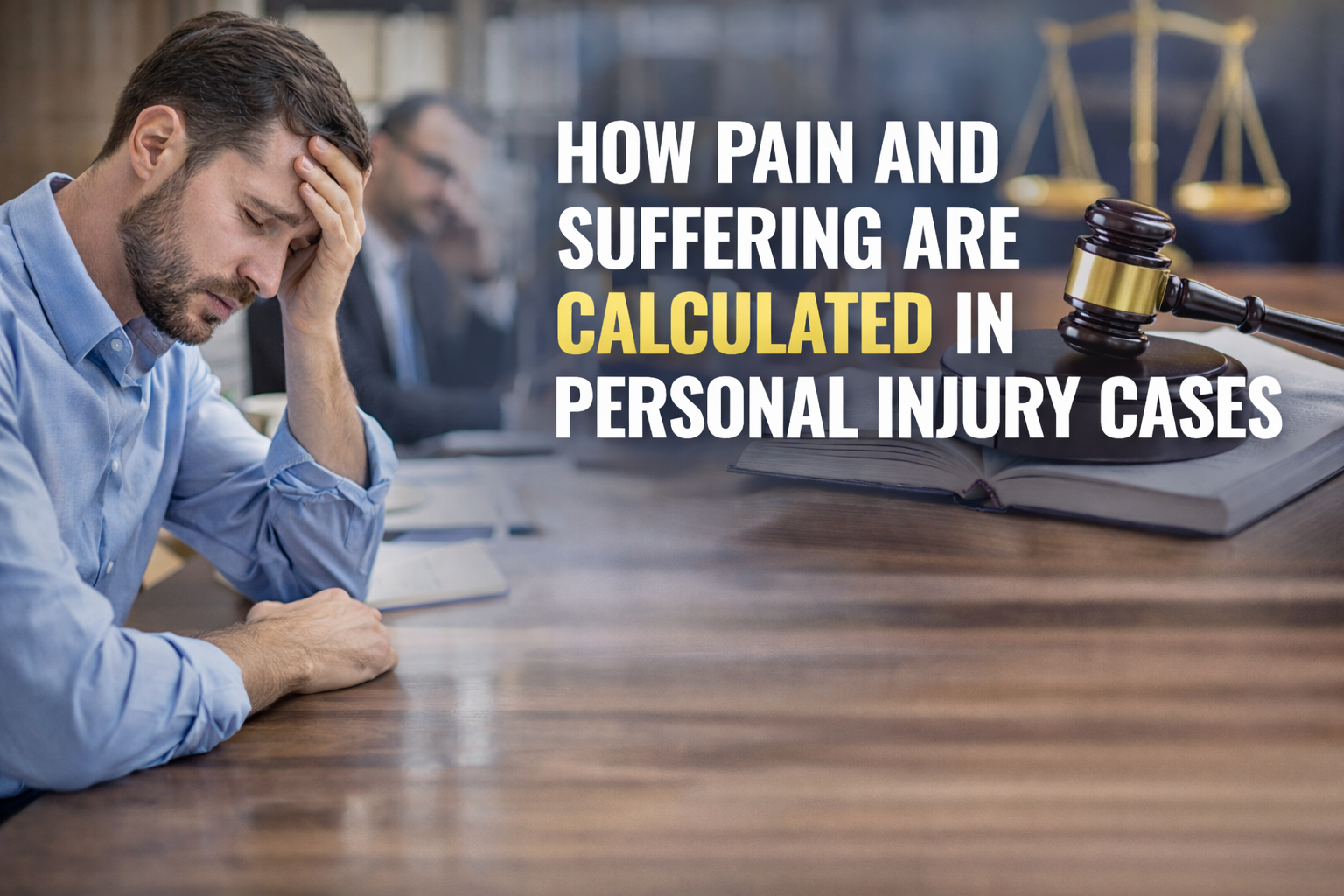 How Pain and Suffering Are Calculated in Personal Injury Cases