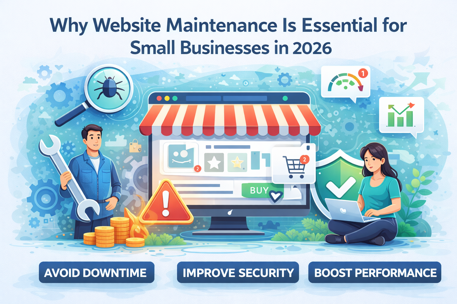 The Real Cost of Not Maintaining Your Website (Downtime, Hacks, Lost Leads)